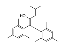 4-methyl-1,1-bis(2,4,6-trimethylphenyl)pent-1-en-2-ol结构式