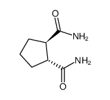 (1R,2R)-cyclopentane-1,2-dicarboxamide Structure