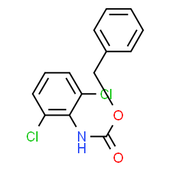 Carbamic acid, (2,6-dichlorophenyl)-, phenylmethyl ester (9CI) Structure