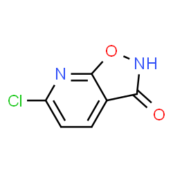 Isoxazolo[5,4-b]pyridin-3(2H)-one, 6-chloro- (9CI)结构式