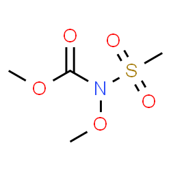 Carbamic acid,methoxy(methylsulfonyl)-,methyl ester (9CI)结构式