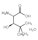 L-THREO-TERT-BUTYLSERINE MONOHYDRATE structure