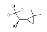 (R)-2,2,2-trichloro-1-((S)-2,2-dimethylcyclopropyl)ethan-1-ol Structure