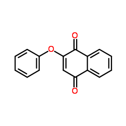 2-Phenoxy-1,4-naphthoquinone Structure