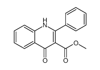 methyl 4-oxo-2-phenyl-1H-quinoline-3-carboxylate结构式