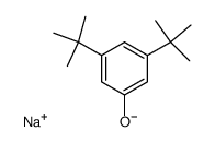 sodium 3,5-di-tert-butylphenolate结构式