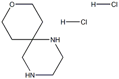 9-Oxa-1,4-diazaspiro[5.5]undecane dihydrochloride Structure