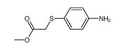 methyl [(4-aminophenyl)sulfanyl]acetate结构式