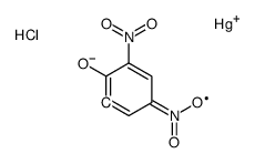 2-[Chloromercurio(II)]-4,6-dinitrophenol结构式