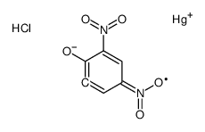 2-[Chloromercurio(II)]-4,6-dinitrophenol structure