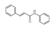 N,3-Diphenylacrylamide structure