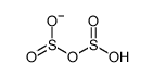 sulfino sulfite Structure