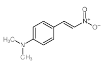 N,N-dimethyl-4-[(E)-2-nitroethenyl]aniline结构式