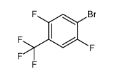 1-bromo-2,5-difluoro-4-(trifluoromethyl)benzene structure