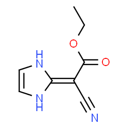 Acetic acid,cyano(1,3-dihydro-2H-imidazol-2-ylidene)-,ethyl ester (9CI)结构式