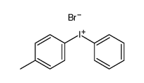 (p-methylphenyl)phenyliodonium bromide Structure