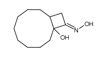 12-hydroxybicyclo[8.2.0]dodecan-11-one oxime结构式
