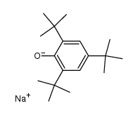 2,4,6-tri(tert-butyl)phenol sodium salt结构式