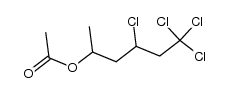 5-Acetoxy-1,1,1,3-tetrachlorhexan结构式