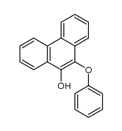 Phenyl-(10-hydroxy-phenanthryl-(9))-aether结构式