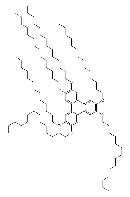 2,3,6,7,10,11-hexa(tetradecoxy)triphenylene Structure