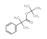 Benzeneacetic acid, a,a-dimethyl-, 1,1-dimethylethyl ester结构式