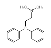 Ethanamine,2-(diphenylphosphino)-N,N-dimethyl- Structure