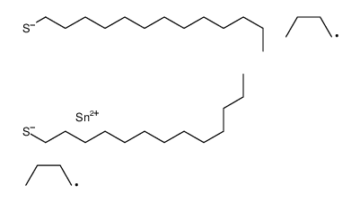 dibutyl-bis(tridecylsulfanyl)stannane Structure