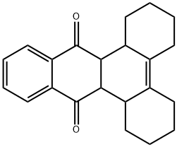 1,2,3,4,5,6,7,8,8a,8b,14a,14b-Dodecahydrobenzo[b]triphenylene-9,14-dione结构式