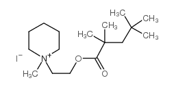 Valeric acid, 2,2,4,4-tetramethyl-, 2-piperidinoethyl ester, methiodid e结构式