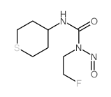 Urea, N-(2-fluoroethyl)-N-nitroso-N-(tetrahydro-2H-thiopyran-4-yl)- (9CI) Structure