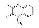 2(1H)-Quinoxalinone,1-amino-3-methyl-(9CI) structure