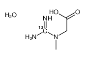 2-[(C-aminocarbonimidoyl)-methylamino]acetic acid,hydrate结构式