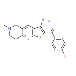 (3-amino-6-methyl-5,6,7,8-tetrahydrothieno[2,3-b][1,6]naphthyridin-2-yl)(4-methoxyphenyl)methanone picture