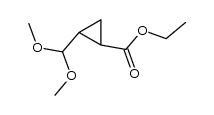 ethyl 2-(dimethoxymethyl)-1-cyclohexanecarboxylate结构式