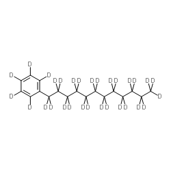 烷基苯-D30结构式