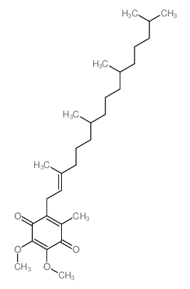 2,5-Cyclohexadiene-1,4-dione,2,3-dimethoxy-5-methyl-6-[(2E,7R,11R)-3,7,11,15-tetramethyl-2-hexadecen-1-yl]- structure