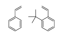 1-tert-butyl-2-ethenylbenzene,styrene结构式