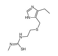 1-[2-[(4-ethyl-1H-imidazol-5-yl)methylsulfanyl]ethyl]-3-methylthiourea结构式