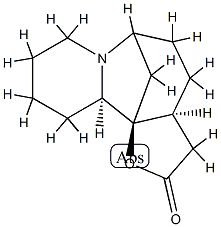12,13β,14,15-Tetrahydrosecurinan-11-one结构式