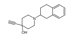 4-ethynyl-1-(1,2,3,4-tetrahydronaphthalen-2-yl)piperidin-4-ol Structure