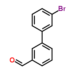 3'-Bromo-3-biphenylcarbaldehyde结构式