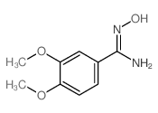 N-HYDROXY-3,4-DIMETHOXYBENZIMIDAMIDE structure