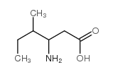 3-氨基-4-甲基己酸结构式