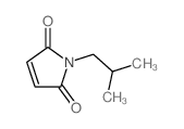 1-异丁基-1H-吡咯-2,5-二酮结构式