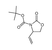 tert-butyl 2-oxo-4-vinyloxazolidinone-3-carboxylate Structure