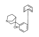 3-(4-phenylphenyl)-1-azabicyclo[2.2.1]heptan-3-ol结构式