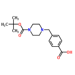 1-Boc-4-(4-Carboxybenzyl)piperazine structure