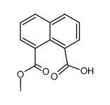 1,8-naphthalic acid, methyl monoester Structure