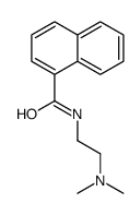 N-[2-(dimethylamino)ethyl]naphthalene-1-carboxamide结构式